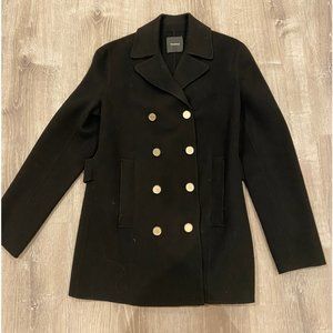 Theory Women's Wool Button Down Coat (size M)